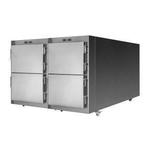 REFRIGERATED MORTUARY STRETCHER CABINET - FOUR DOOR