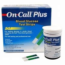 oncall blood glucose strips